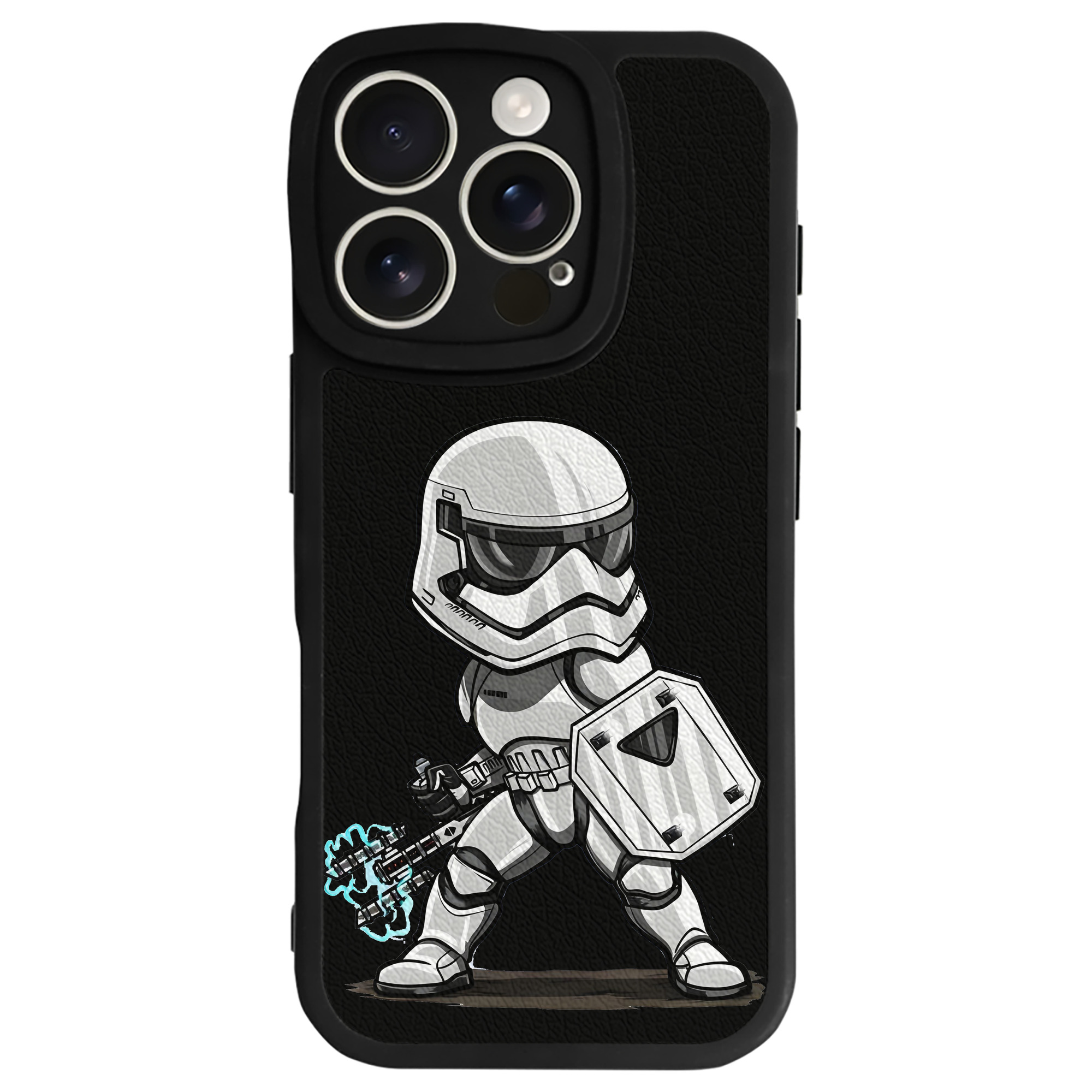 （画像用） スター・ウォーズ Star Wars 【iPhone 16シリーズ対応】シリコンスマホケース（レザー調） 材質：シリコン